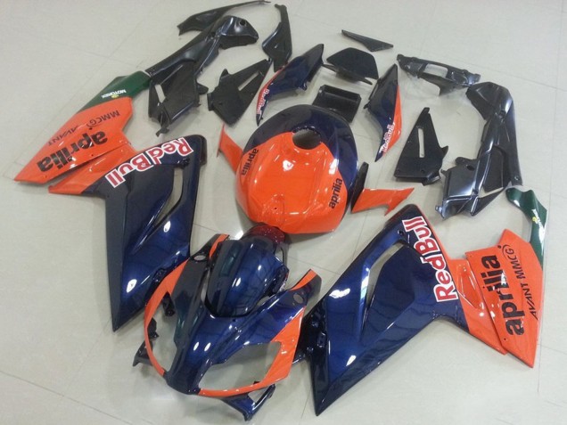 Mejores Carenados Moto Aprilia RS125 2006-2011 - Naranja Azul Oscuro