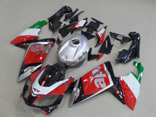 Mejores Carenados Moto Aprilia RS125 2006-2011 - Rojo Blanco Negro Plata Verde