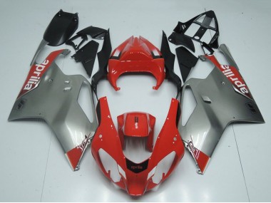 Mejores Carenados Moto Aprilia RSV1000 2003-2006 - Rojo Gris Negro