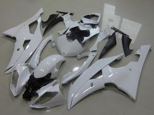 Mejores Carenado Moto Yamaha YZF R6 2008-2016 - Blanco Brillante
