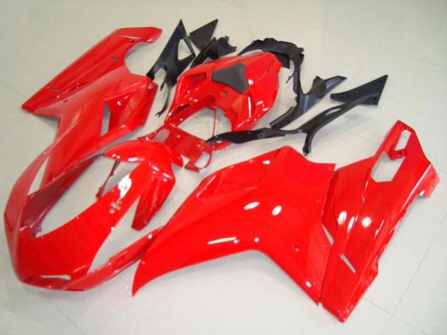 Mejores Carenados Moto Ducati 848 1098 1198 2007-2014 - Rojo