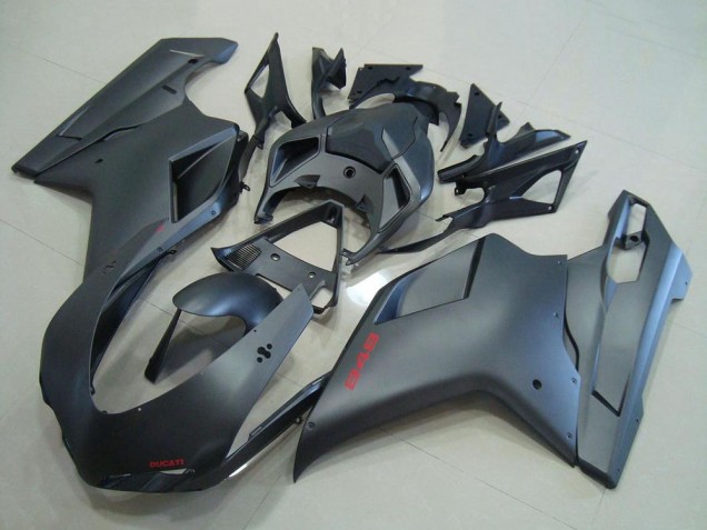 Mejores Carenado Moto Ducati 848 2007-2014 - Negro Mate