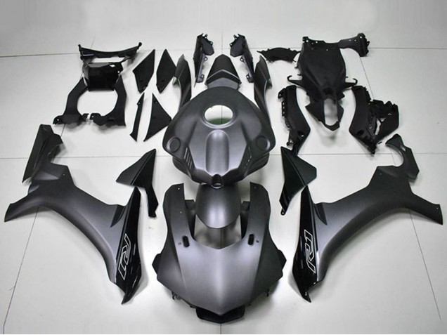 Mejores Carenado Moto Yamaha YZF R1 2015-2019 - Negro Mate Negro Brillante