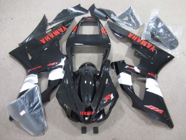 Mejores Carenados Moto Yamaha YZF R1 2009-2011 - Negro Brillante Blanco Rojo
