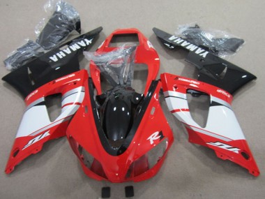 Mejores Carenados Moto Yamaha YZF R1 2009-2011 - Rojo Blanco Negro