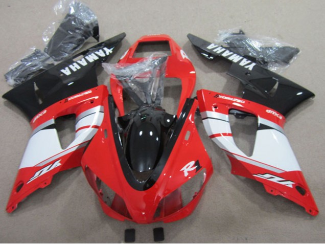 Mejores Carenados Moto Yamaha YZF R1 2009-2011 - Rojo Blanco Negro