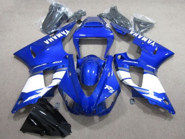 Mejores Carenado Moto Yamaha YZF R1 2009-2011 - Azul Blanco
