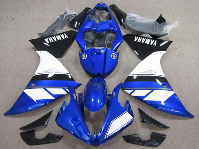 Mejores Carenados Moto Yamaha YZF R1 2009-2011 - Azul Blanco Negro