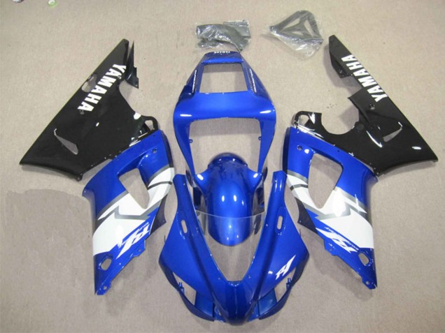Mejores Kits Carenado Moto Yamaha YZF R1 2012-2014 - Azul Blanco Negro Brillante