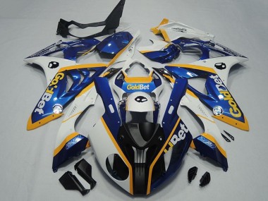 Mejores Carenados Moto BMW S1000RR 2009-2014 - Blanco Amarillo Azul Negro Mate OroBet