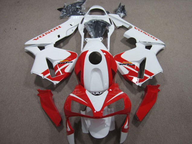 Mejores Carenados Moto Honda CBR600RR 2003-2004 - Blanco Rojo