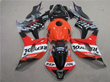 Mejores Kits Carenados Moto Honda CBR600RR 2007-2008 - Naranja Blanco Rojo Negro Brillante Repsol