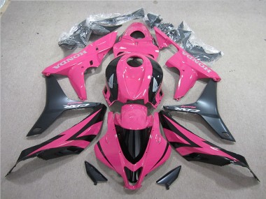Mejores Kits Carenado Moto Honda CBR600RR 2007-2008 - Rosa Negro Mate