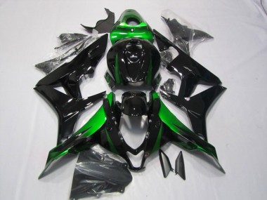 Mejores Kits Carenados Moto Honda CBR600RR 2007-2008 - Verde Negro Brillante