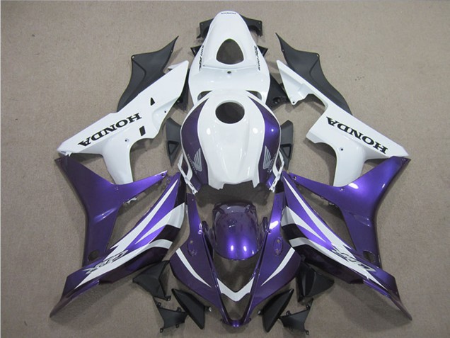 Mejores Carenados Moto Honda CBR600RR 2007-2008 - Blanco Púrpura