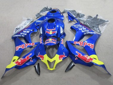 Mejores Kits Carenado Moto Honda CBR600RR 2007-2008 - Azul Amarillo Rojo Bull