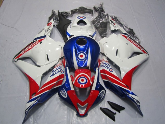 Mejores Carenados Moto Honda CBR600RR 2009-2012 - Blanco Azul Rojo