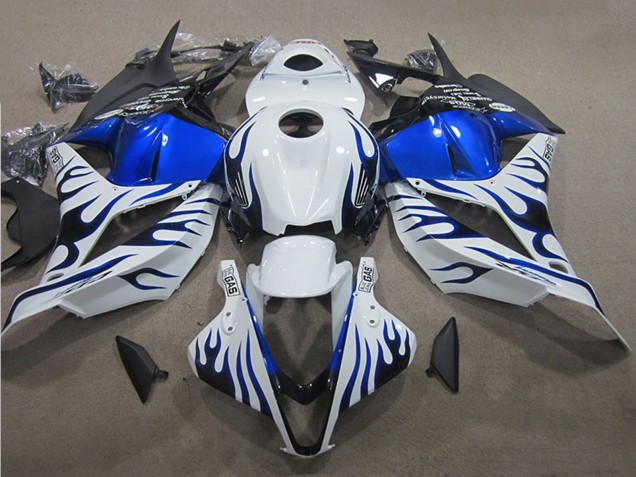 Mejores Carenados Moto Honda CBR600RR 2009-2012 - Blanco Azul Llama