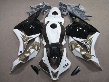 Mejores Kits Carenados Moto Honda CBR600RR 2009-2012 - Blanco Negro Brillante