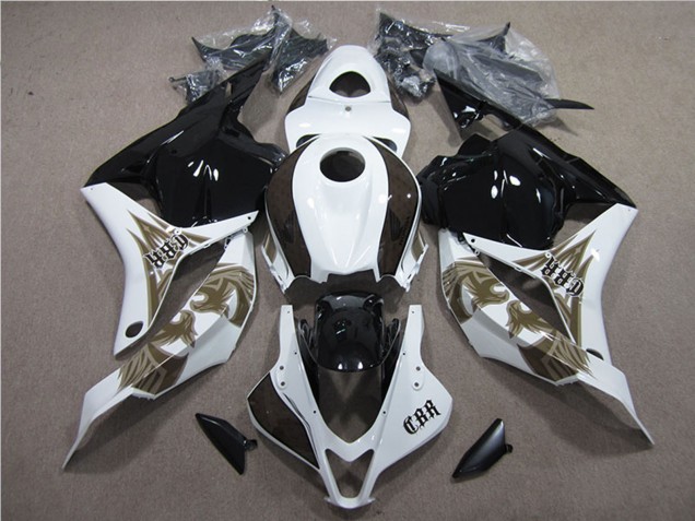 Mejores Kits Carenados Moto Honda CBR600RR 2009-2012 - Blanco Negro Brillante