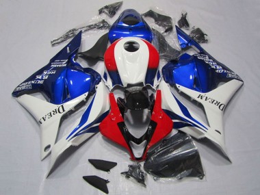 Mejores Carenados Moto Honda CBR600RR 2009-2012 - Blanco Rojo Azul Dream