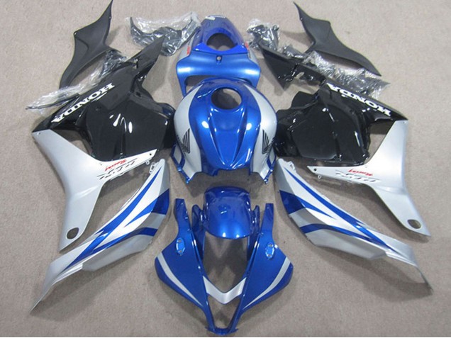 Mejores Carenados Moto Honda CBR600RR 2009-2012 - Plata Azul Negro Brillante