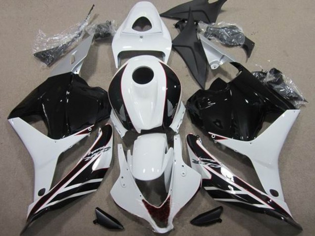 Mejores Kits Carenado Moto Honda CBR600RR 2009-2012 - Blanco Negro Brillante