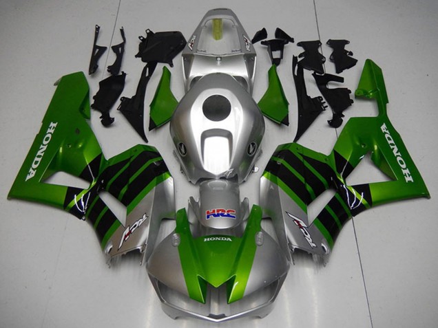 Mejores Carenados Moto Honda CBR1000RR 2012-2016 - Plata Verde Negro Brillante HRC