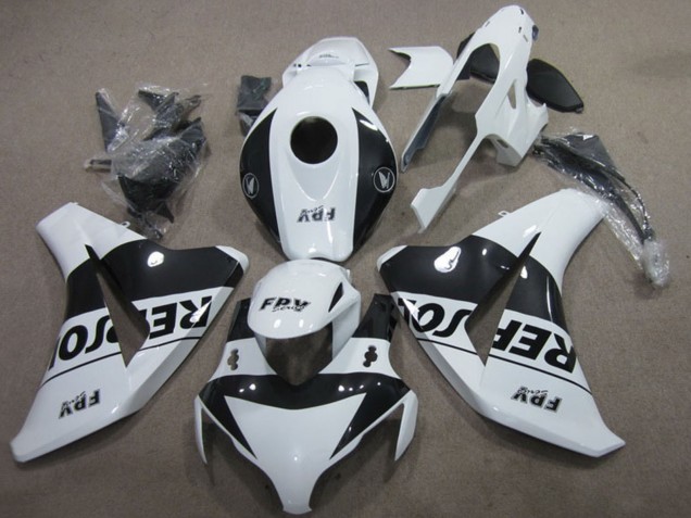 Mejores Kits Carenado Moto Honda CBR1000RR 2008-2011 - Blanco Negro Brillante Repsol