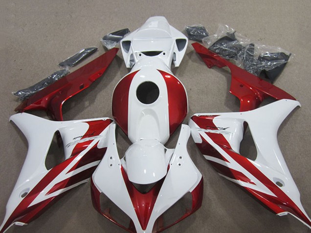 Mejores Kits Carenado Moto Honda CBR1000RR 2006-2007 - Blanco Rojo