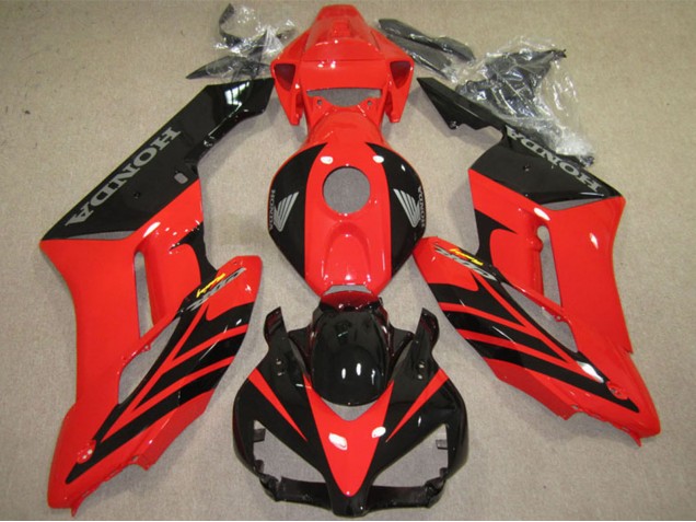 Mejores Carenados Moto Honda CBR1000RR 2004-2005 - Rojo Negro Brillante Fireblade