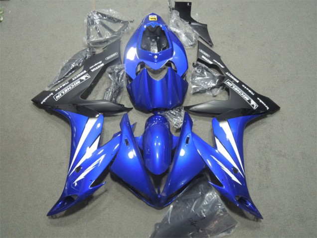 Mejores Carenados Moto Honda CBR1000RR 2004-2005 - Azul Blanco Negro Mate