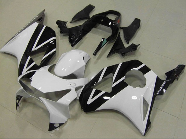 Mejores Carenado Moto Honda CBR900RR 954 2002-2003 - Blanco Negro Brillante