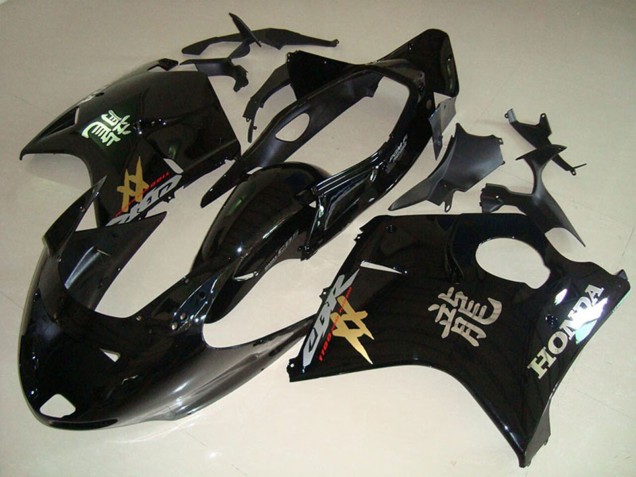 Mejores Carenado Moto Honda CBR1100XX Blackbird 1996-2007 - Negro Brillante