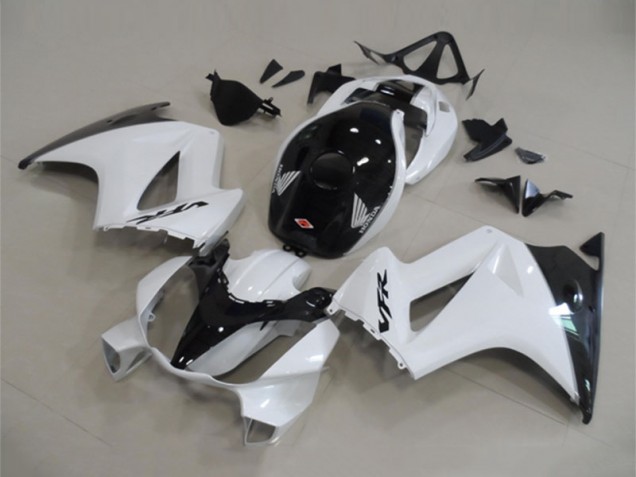 Mejores Carenados Moto Honda VFR 800 2002-2013 - Blanco Negro Brillante