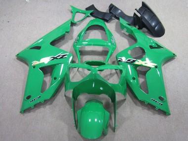 Mejores Kits Carenado Moto Kawasaki ZX6R 2003-2004 - Verde