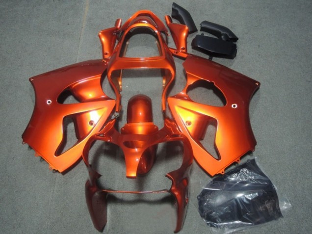 Mejores Carenados Moto Kawasaki ZX6R 2000-2002 - Naranja
