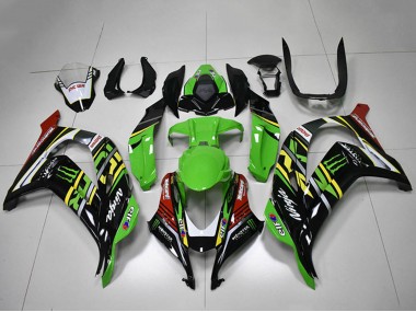Mejores Carenados Moto Kawasaki ZX10R 2016-2020 - Verde Amarillo Rojo Blanco Negro Monstruo