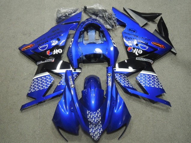 Mejores Carenados Moto Kawasaki ZX10R 2004-2005 - Azul Touch4