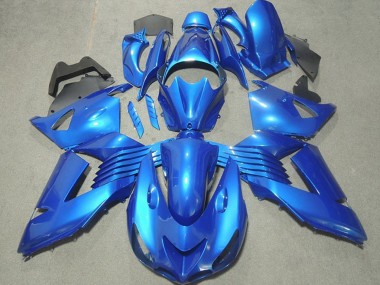 Mejores Carenados Moto Kawasaki ZX14R ZZR1400 2006-2011 - Azul