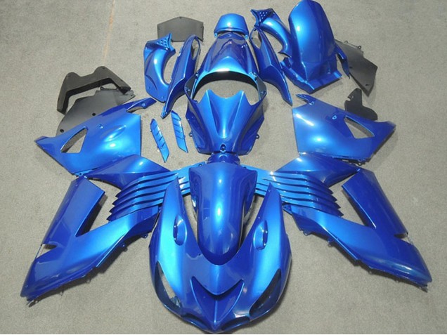 Mejores Carenados Moto Kawasaki ZX14R ZZR1400 2006-2011 - Azul