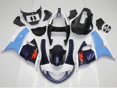 Mejores Carenados Moto Suzuki TL1000R 1998-2003 - Blanco Azul Claro Negro