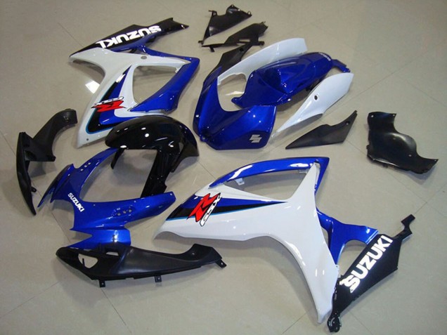 Mejores Carenados Moto Suzuki GSXR 750 2006-2007 - Blanco Azul Negro Brillante Rojo