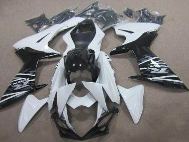 Mejores Carenado Moto Suzuki GSXR 750 2011-2024 - Blanco Negro