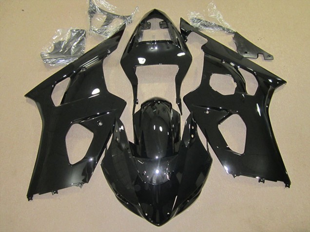 Mejores Carenados Moto ABS Suzuki GSXR 1000 2003-2004 - Negro Brillante