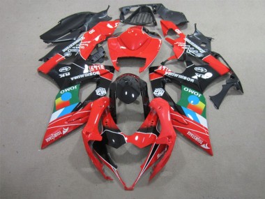 Mejores Carenados Moto Suzuki GSXR 1000 2005-2006 - Rojo Negro Azul Blanco Verde