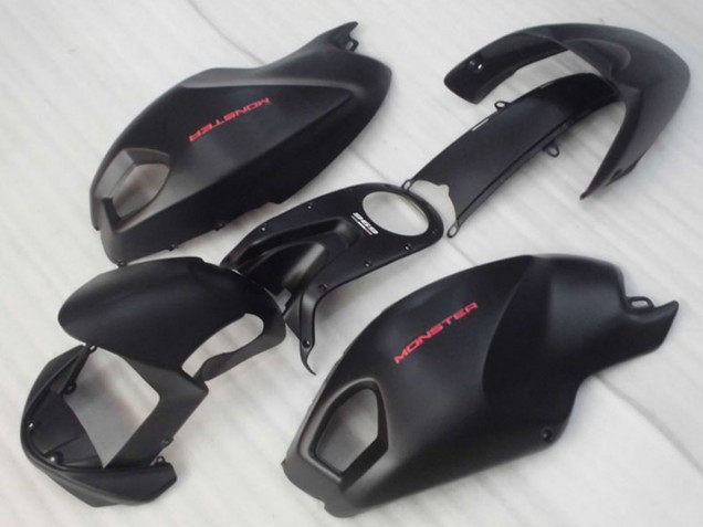 Mejores Carenado Moto Ducati Monster 696 2008-2012 - Negro Mate