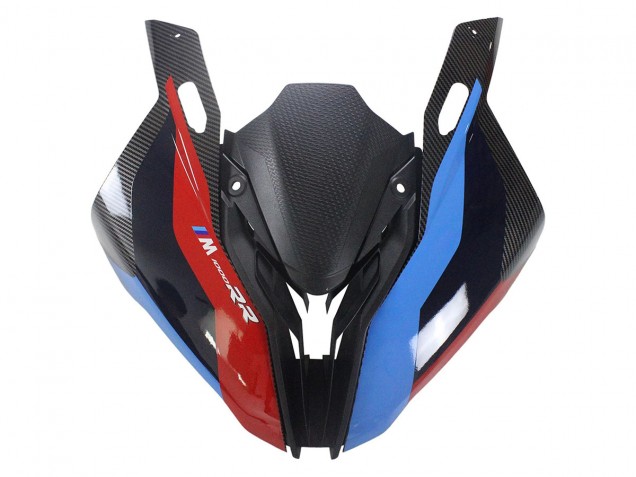 Mejores Carenados Moto BMW S1000RR 2023-2024 - Azul Rojo FibraCarbono