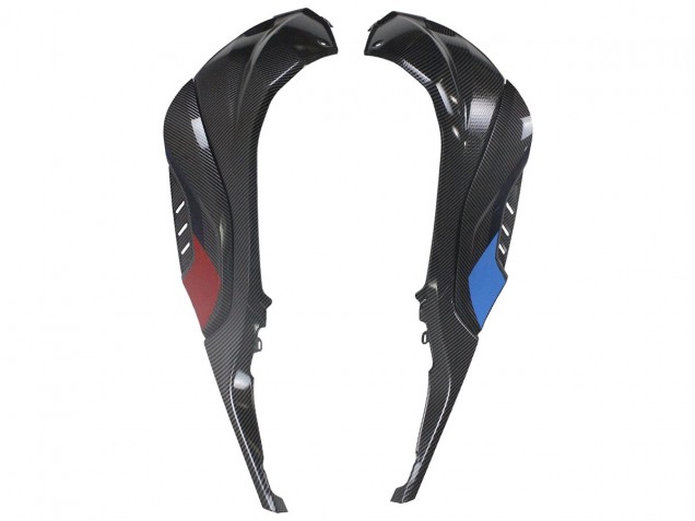 Mejores Carenados Moto BMW S1000RR 2023-2024 - Azul Rojo FibraCarbono