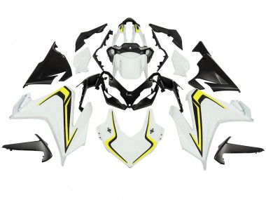 Mejores Carenados Moto Honda CBR500R 2022-2023 - Blanco Neon Amarillo Negro Mate